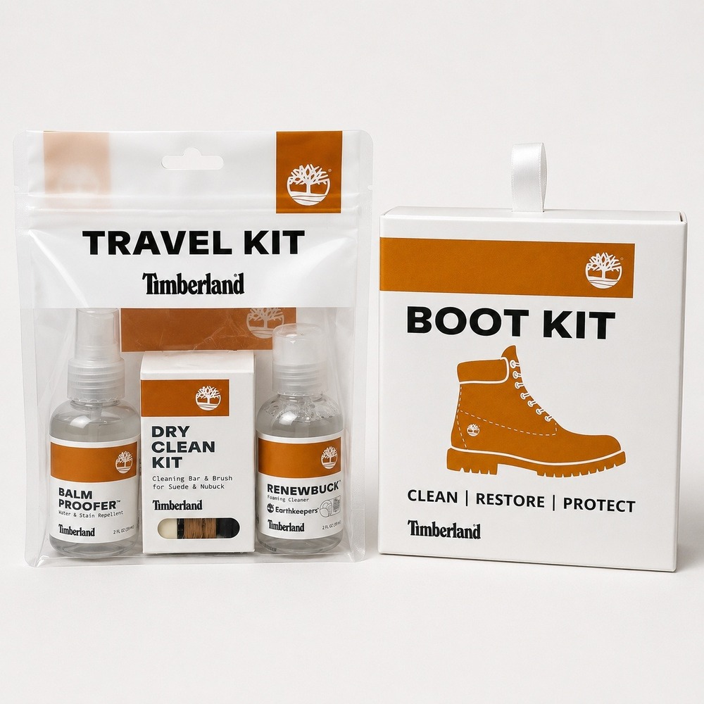 1 Timberland Boot Cleaning Travel Kit and 1 Timberland Boot Care Kit - Brand New